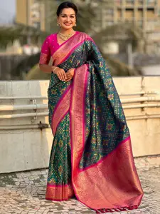 SGF11 Woven Design Zari Pure Silk Patola Saree