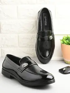 PROPRIDE Men Patent Leather Brogues