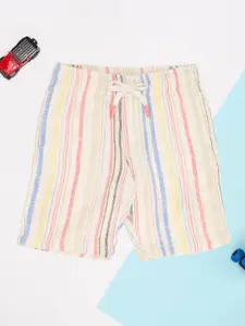 Pantaloons Junior Boys Striped  Above Knee Shorts