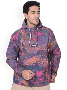 Timberland Abstract Printed Lightweight Hooded Sweatshirt