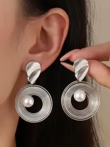 SALTY Aster Luxury Silver-Plated Hoop Earrings