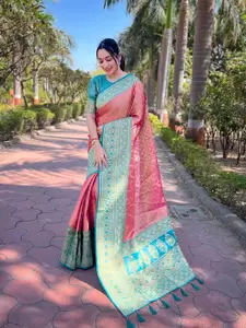SGF11 Woven Design Zari Tissue Kanjeevaram Saree