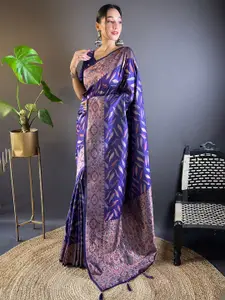 SGF11 Woven Design Zari Pure Silk Kanjeevaram Saree