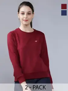 REYA Women Pack Of 2 Sweatshirt