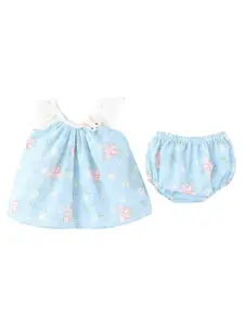 StyleCast x Revolte Girls Printed Round Neck Top With Shorts