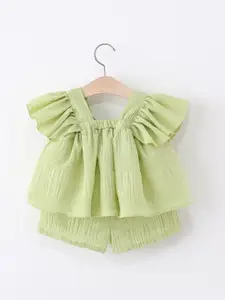 StyleCast x Revolte Girls Square Neck Top With Shorts