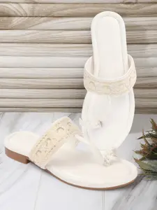 AVIVASTYLE Women One Toe Flats