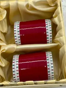 T4 JEWELS Set Of 60  American Diamond Studded Bangles