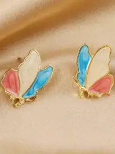 SUBHAGALANKAR Gold-Plated Animal Shaped Studs