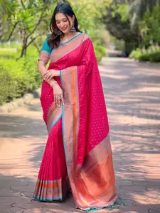 SGF11Woven Design Heavy Zari Work kanjivaram Soft Silk Saree