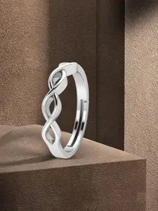 MISS HIGHNESS Rhodium-Plated Cubic Zirconia StuddedFingerRing