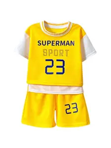 StyleCast x Revolte Boys Printed Short Sleeves T-shirt With Shorts