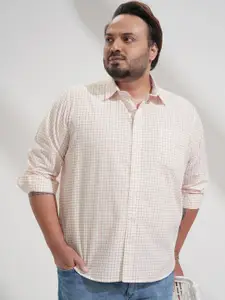 HIGHLANDER Men Comfort Slim Fit Checked Casual Shirt