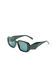 MARLIT Men UV Protected Lens Oval Sunglasses BE-EDGY-BLACK