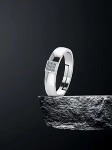 MISS HIGHNESS Rhodium-Plated Cubic Zirconia StuddedFingerRing