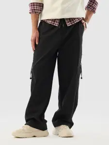 Snitch Men Loose Fit Cargos Trousers