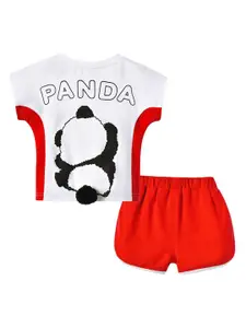 StyleCast x Revolte Boys Printed Short Sleeves T-shirt With Shorts