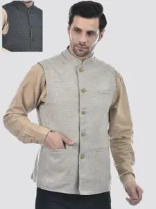 Numero Uno Woven Reversible Nehru Jacket