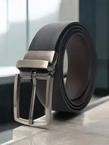 Provogue Men Textured Leather Formal Belt