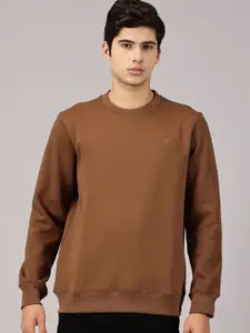 BLACK BUCK Men Round Neck Pullover Sweatshirt