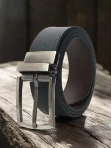 Provogue Men Textured Leather Reversible Formal Belt