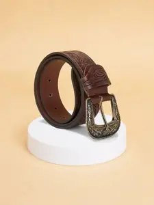 BYFORD by Pantaloons Men Textured Leather Belt