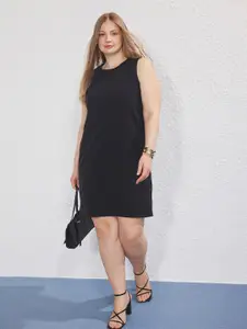 Trendyol Women Solid Sleeveless Sheath Dress