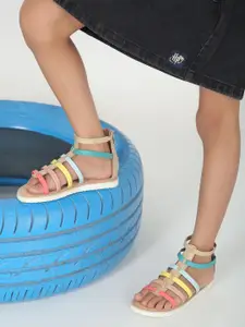 Aria Nica Open Toe Flats