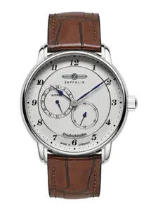ZEPPELIN Men Dial & Leather Straps Analogue Multi Function Automatic Motion Watch 85681