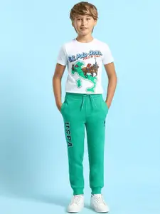 U.S. Polo Assn. Kids Boys Pure Cotton Joggers
