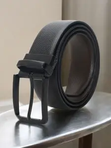 Provogue Men Textured Leather Reversible Belt