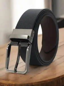 Provogue Men Textured Leather Reversible Belt