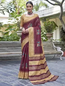 Anouk Ethnic Motifs Pure Cotton Saree