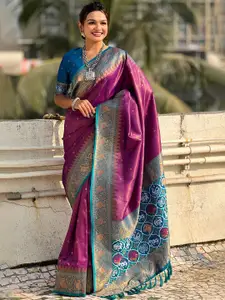 SGF11 Woven Design Zari Tissue Patola Saree