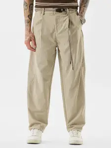 Snitch Men Relaxed Pleated Trousers
