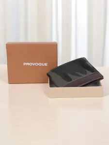 Provogue Men Textured Two Fold Wallet