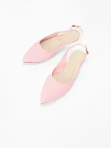 Forever Glam by Pantaloons Women Textured Mules Flats