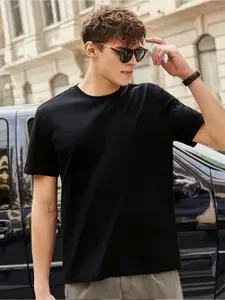 StyleCast Men Graphic Printed Round Neck Cotton Oversized T-shirt