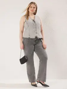 Trendyol Women Plus Size Cotton Vest Top