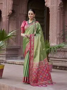 elora Woven Design Tissue Banarasi Saree
