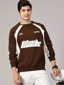 BLACK BUCK Men Printed Sweatshirt