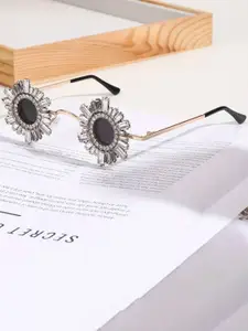 PURPLE WINGS Women Round Sunglasses with UV Protected Lens PWSG044ELSIE