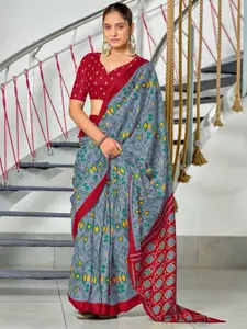 Anouk Ethnic Motifs Printed Pure Cotton Saree