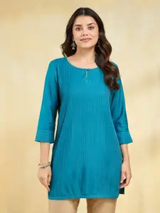 Fabindia Round Neck Straight Kurta