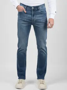 Numero Uno Men Slim Fit Mid-Rise Light Fade Stretchable Jeans