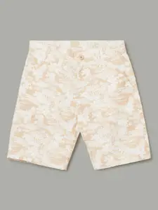 Fame Forever by Lifestyle Boys Floral Printed Denim Shorts
