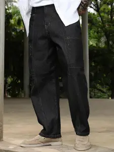 Campus Sutra Men Cotton Comfort Relaxed Fit Mid-Rise Stretchable Jeans