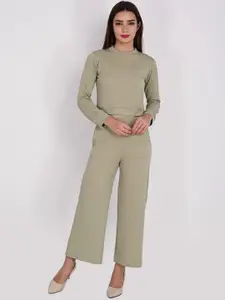 ORIEX THE ORIGINAL FASHION Round Neck Top & Trouser Co-Ord Set