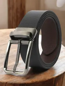 Provogue Men Textured Leather Reversible Belt