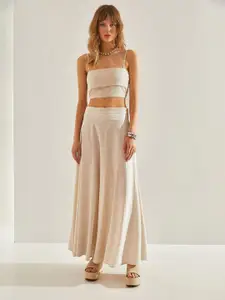 BIANCO LUCCI Top With Palazzos Co-Ords